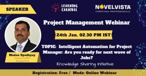 FREE Webinar on Project Management by NovelVista